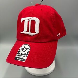 47 Brand Franchise NHL Detroit Red Wings Vintage D Logo Hat. NCAA Cap, Sz XL